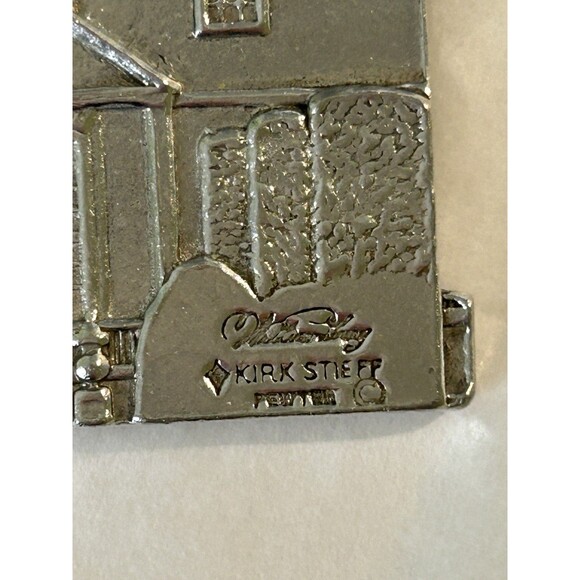 Kirk Stieff Pewter Christmas Ornament Williamsburg Governors Palace EUC - Picture 4 of 7